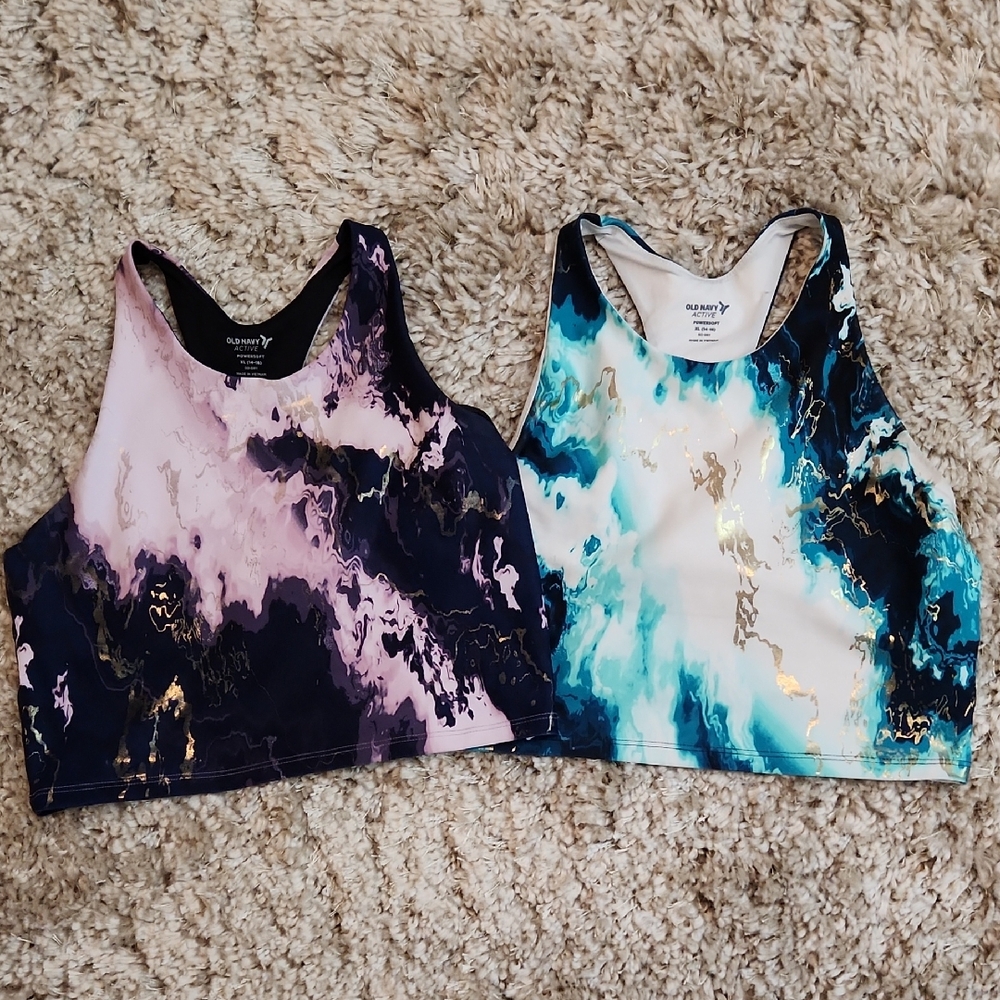 Old Navy Active Powersoft Go-Dry Sports Bra Set - XL